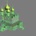 3D Modell Annahme-Kathedrale, Yaroslavl - Vorschau