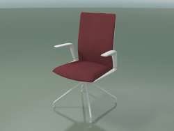 Chair 4824 (on the flyover, rotating, with front panel upholstery - fabric, V12)