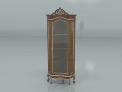Armário de vidro de canto de 1 porta (art. 12125)