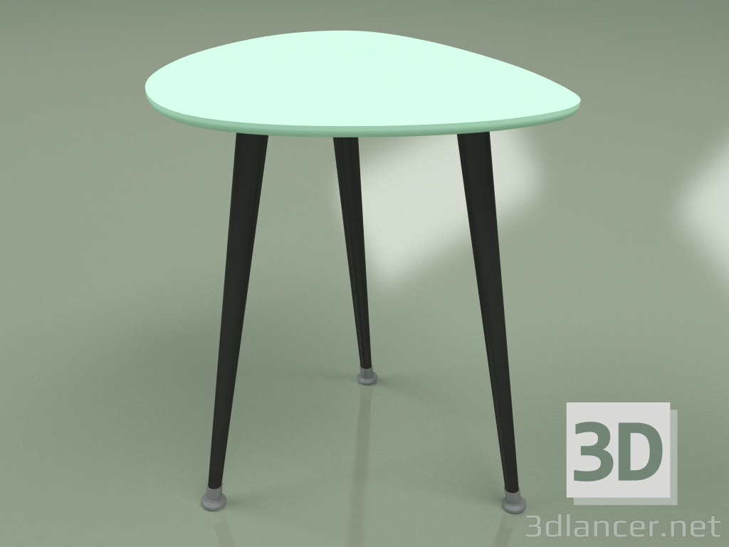 3 डी मॉडल साइड टेबल ड्रॉप (समुद्री लहर) - पूर्वावलोकन