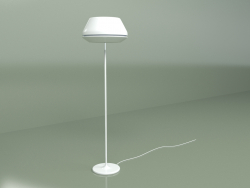 Carretel da lâmpada de assoalho (branco)