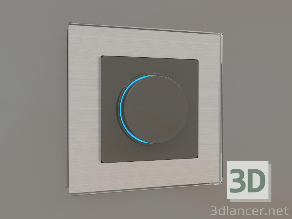 3d model Illuminated dimmer (grey-brown) - preview