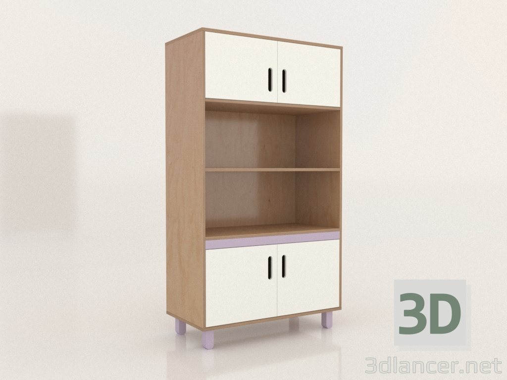 modello 3D Libreria TUNE V (WRTVAA) - anteprima