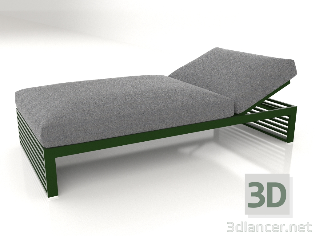 3 डी मॉडल आराम के लिए बिस्तर 100 (बोतल हरा) - पूर्वावलोकन