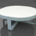 modello 3D Tavolino rotondo Ø90 (DEKTON Zenith, Grigio blu) - anteprima