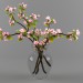 Flores en florero 3D modelo Compro - render