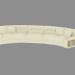 3 डी मॉडल अलमारियों के साथ आधुनिक सोफा गोल्डन सर्कस (515х167х83) - पूर्वावलोकन