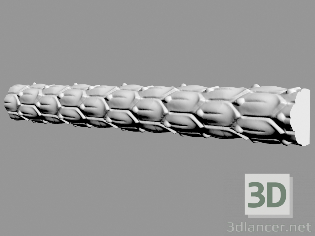 3 डी मॉडल काटना डीपी -18 (40x20mm) - पूर्वावलोकन