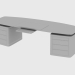3D Modell Schreibtisch ECTOR DESK OHNE HALBINSEL (280x87xH75) - Vorschau