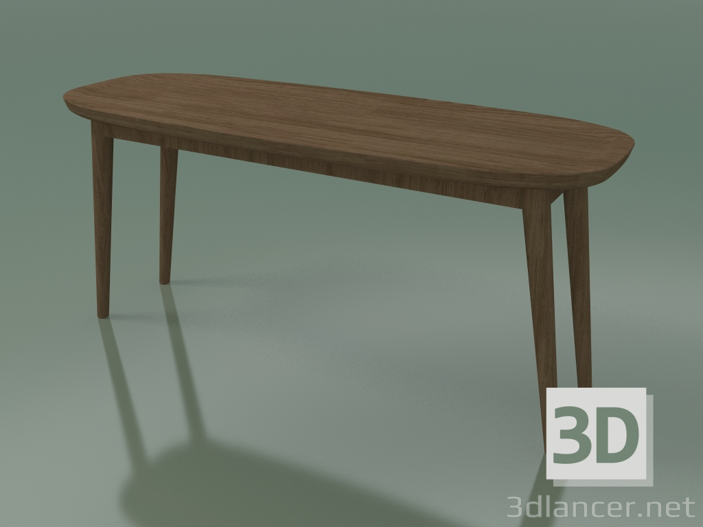 modello 3D Tavolino ovale (247 R, naturale) - anteprima