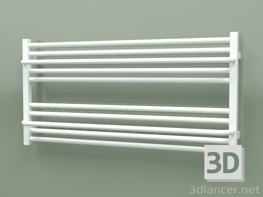 3d model Heated towel rail Lima (WGLIM050100-SX, 500х1000 mm) - preview