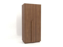 Wardrobe MW 04 wood (option 4, 1000x650x2200, wood brown light)