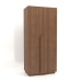 3d model Wardrobe MW 04 wood (option 4, 1000x650x2200, wood brown light) - preview