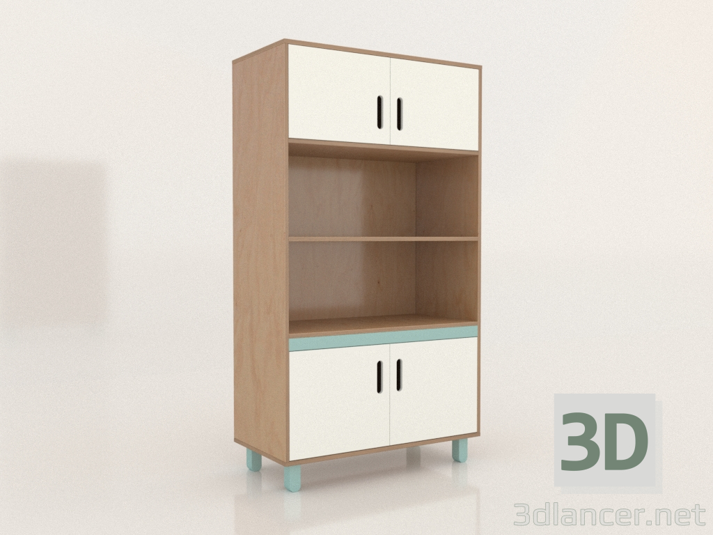 3d model Bookcase TUNE V (WTTVAA) - preview