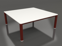 Coffee table 94×94 (Wine red, DEKTON Zenith)