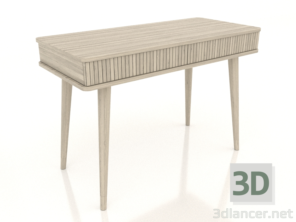 3D modeli Yazı masası 1100x500 mm (açık meşe) - önizleme