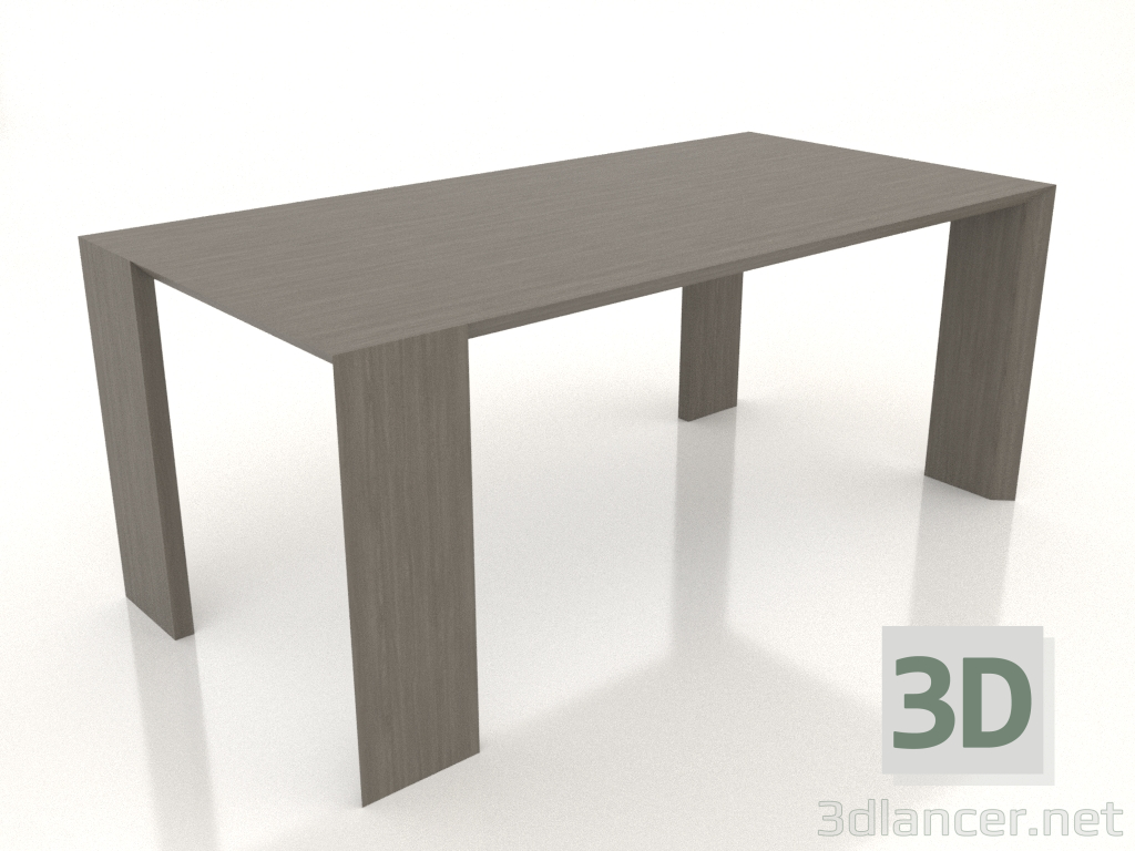 3d model Ispolin dining table 1800x900x750 mm (option 3) - preview 3d model Ispolin dining table 1800x900x750 mm (option 3) - preview