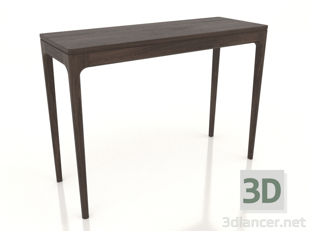 3D Modell Konsolentisch FARGO 1100x400x800 mm (dunkle Eiche) - Vorschau