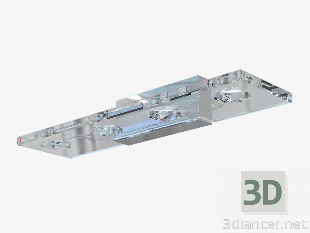 3D Modell Wandleuchte D42 D01 00 - Vorschau