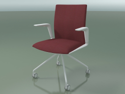 Chair 4813 (4 castors, with fabric upholstery, V12)