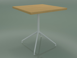Quadratischer Tisch 5754 (H 74,5 - 70 x 70 cm, natürliche Eiche, V12)