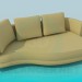 3D modeli Koltuk-kanepe - önizleme