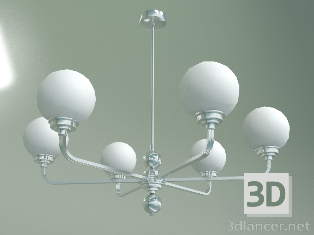 modello 3D Lampadario ABANO ABA-ZW-6 (N) - anteprima