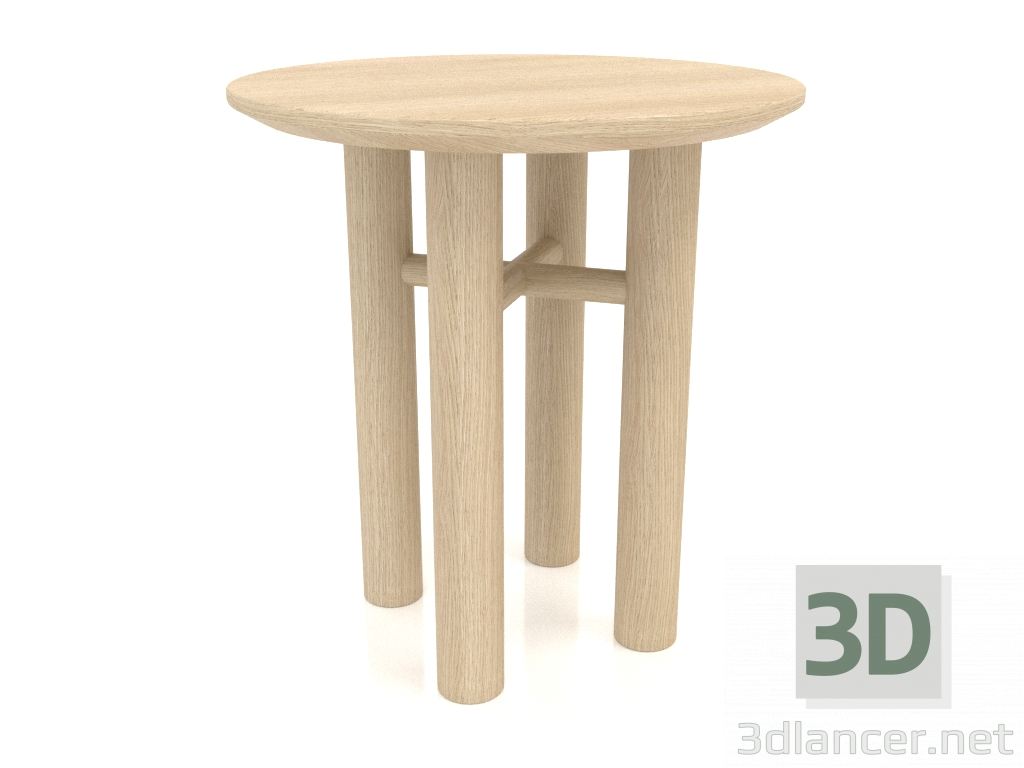 3 डी मॉडल स्टूल जेटी 062 (विकल्प 1) (डी = 400x430, लकड़ी सफेद) - पूर्वावलोकन