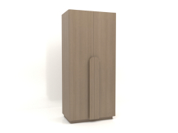 Wardrobe MW 04 wood (option 4, 1000x650x2200, wood grey)