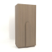 modello 3D Armadio MW 04 legno (opzione 4, 1000x650x2200, grigio legno) - anteprima