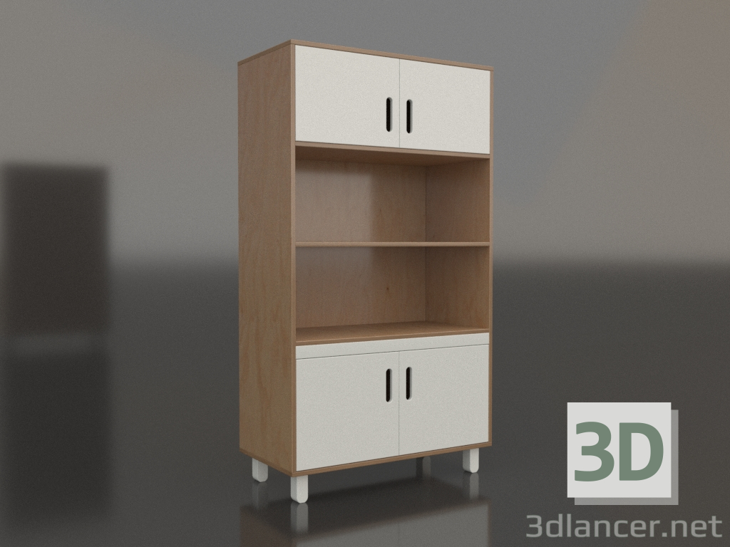 3D Modell Bücherregal TUNE V (WWTVAA) - Vorschau