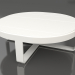 modello 3D Tavolino rotondo Ø90 (DEKTON Zenith, Grigio agata) - anteprima