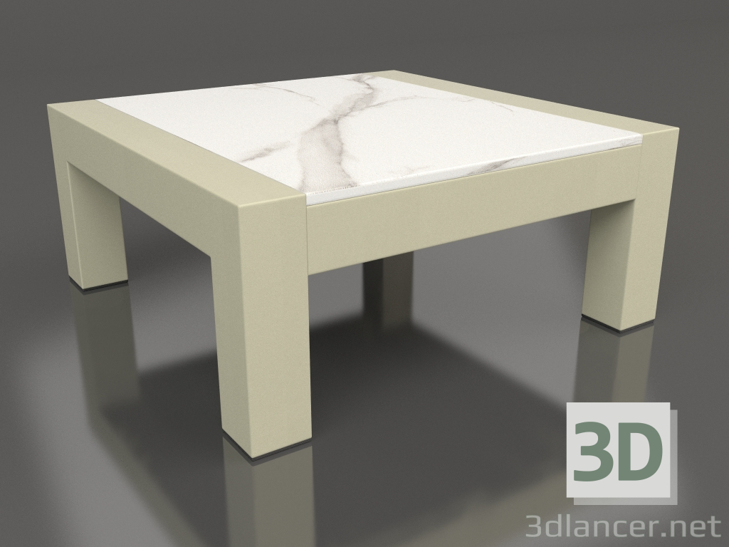3D modeli Yan sehpa (Altın, DEKTON Aura) - önizleme