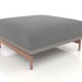 Modelo 3d Módulo sofá, pufe (cinza quartzo) - preview
