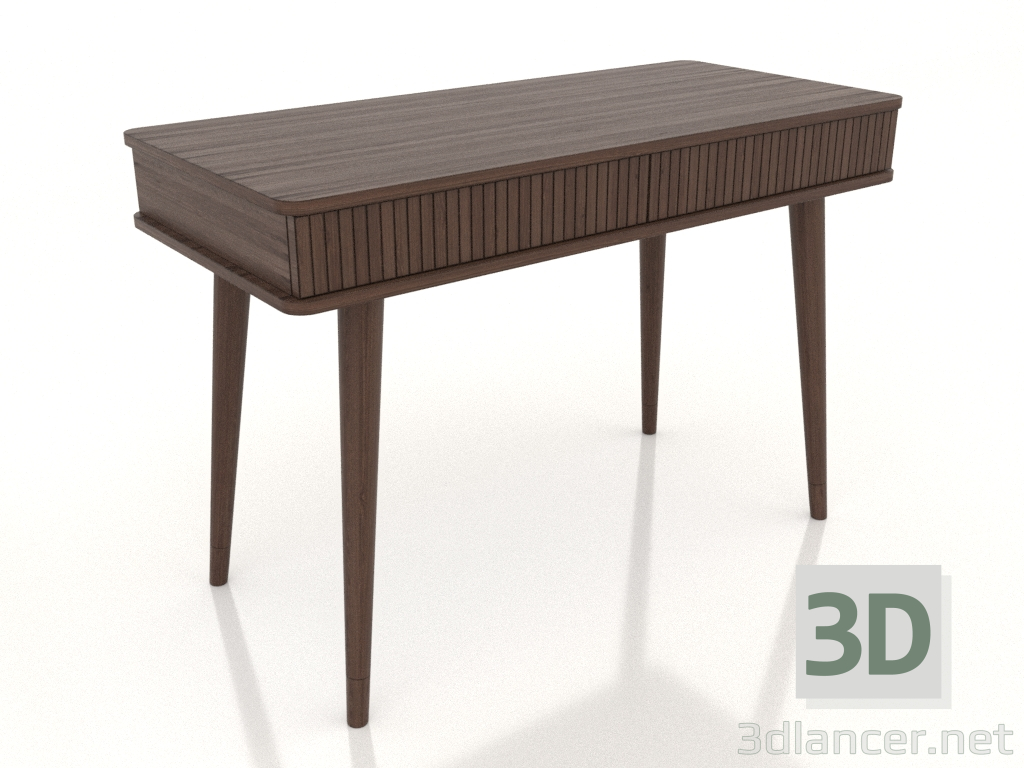 3D modeli Çalışma masası 1100x500 mm (koyu ceviz) - önizleme