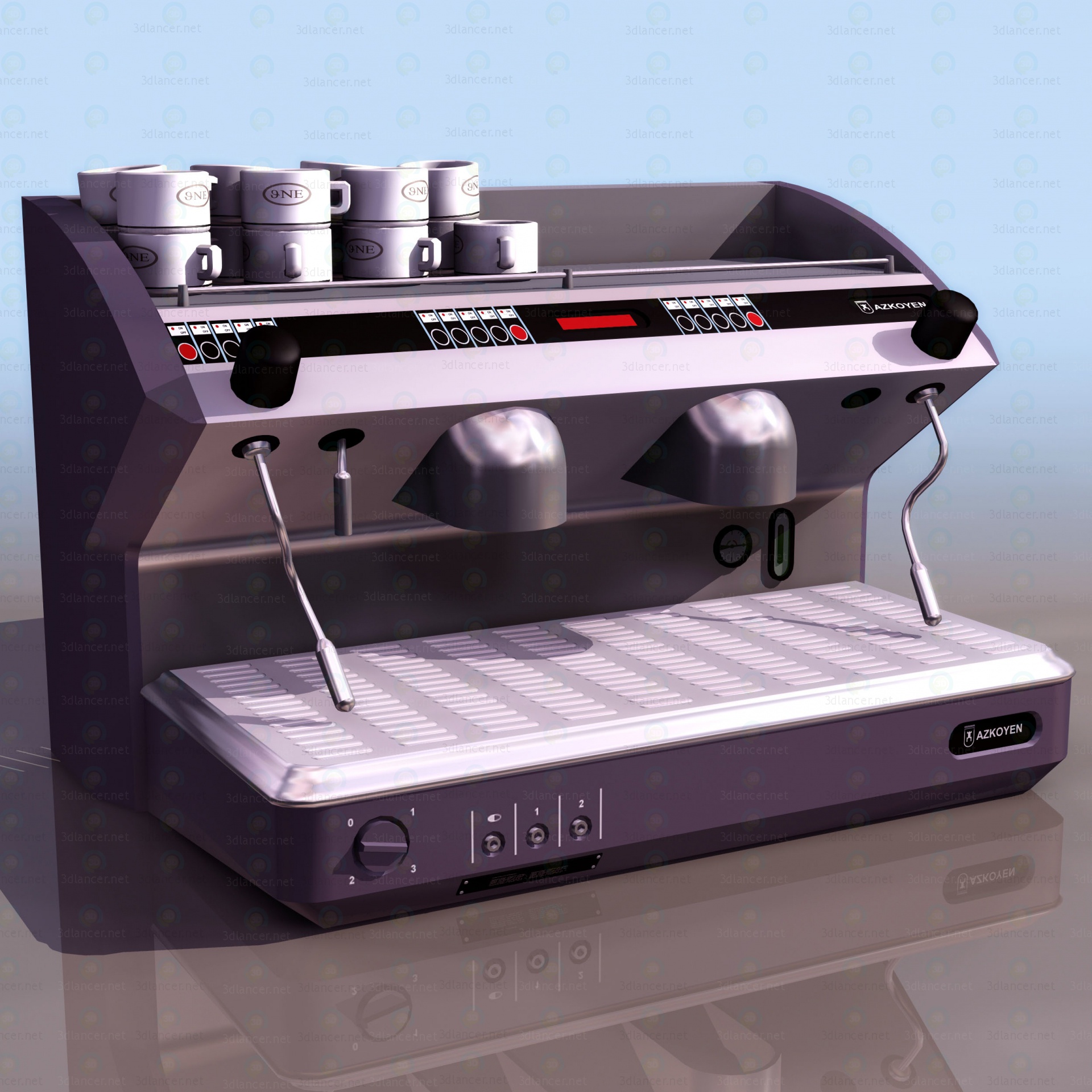 3d model coffee machine 13378