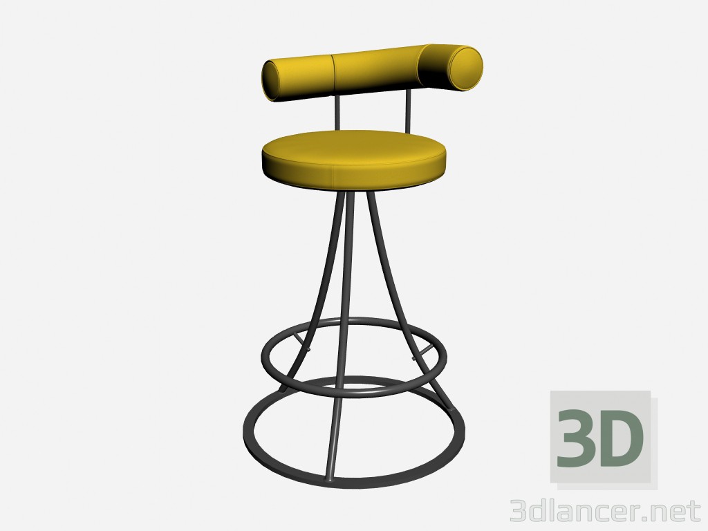 modello 3D Sedia Bar delos - anteprima