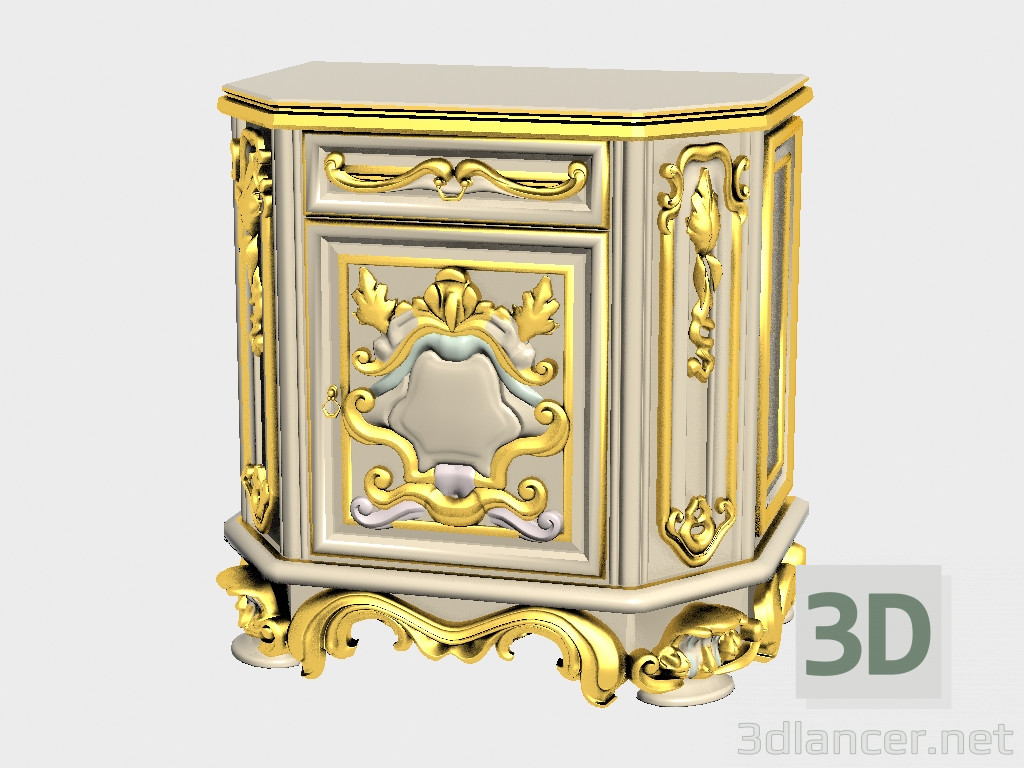 3d model Bedside cabinet - preview