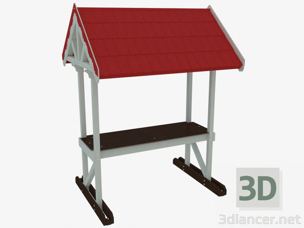 3d model Shed - preview