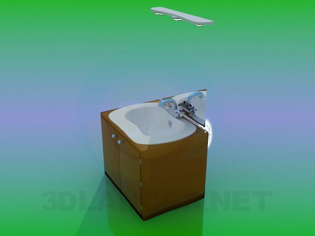 3d модель Умывальник – превью 3d модель Умывальник – превью
