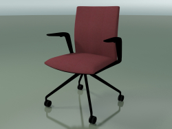 Cadeira 4813 (4 rodízios, com estofo de tecido, V39)