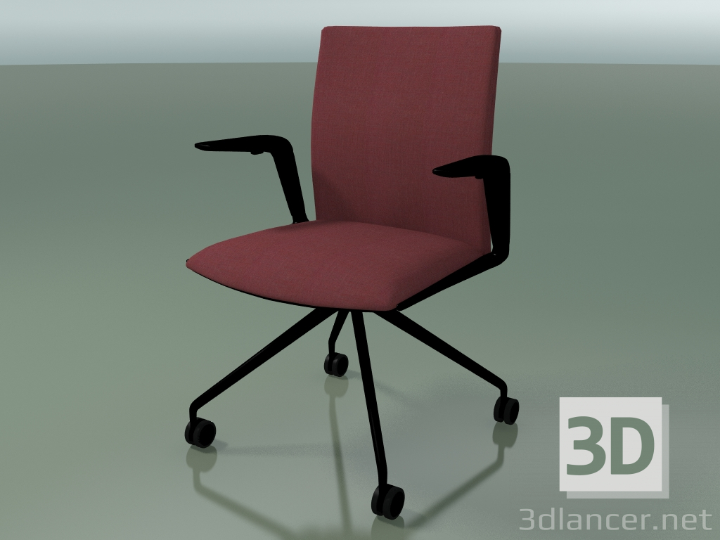 modèle 3D Chaise 4813 (4 roulettes, avec revêtement en tissu, V39) - preview