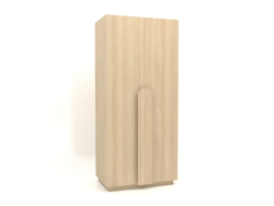 Armadio MW 04 legno (opzione 4, 1000x650x2200, legno bianco)