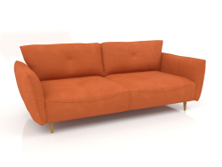 Lyukke Relax straight 3-seater sofa