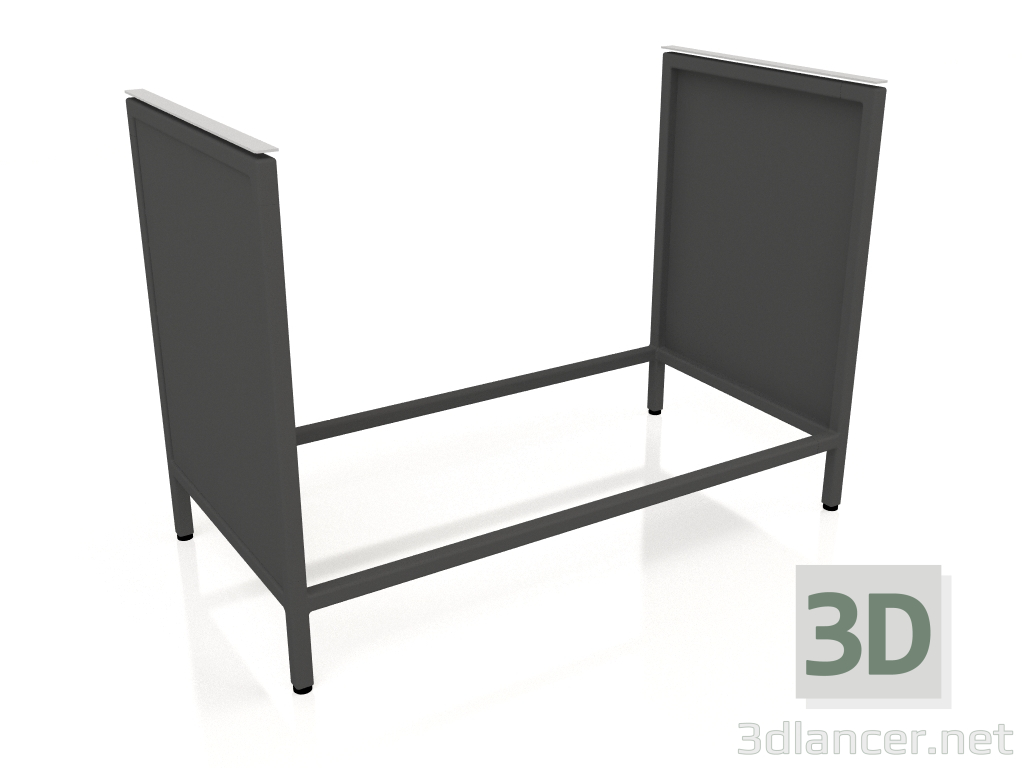 3D modeli 60 çerçeve 2'de Island V1 (duvar) (siyah) - önizleme