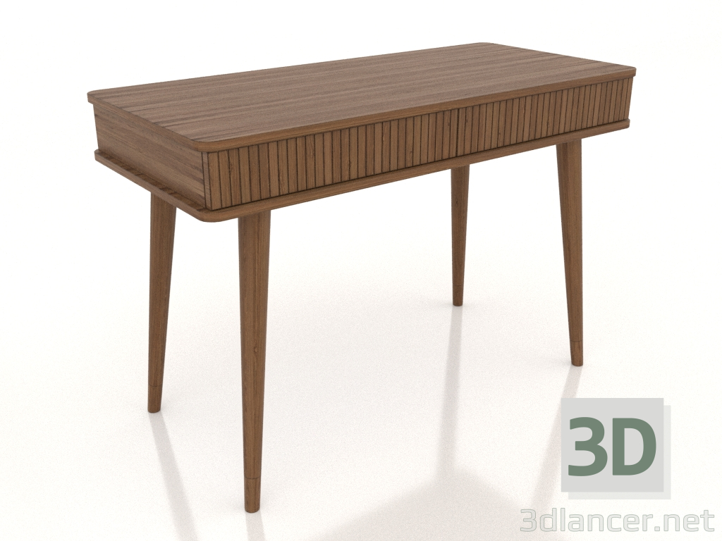 3D modeli Yazı masası 1100x500 mm (açık ceviz) - önizleme