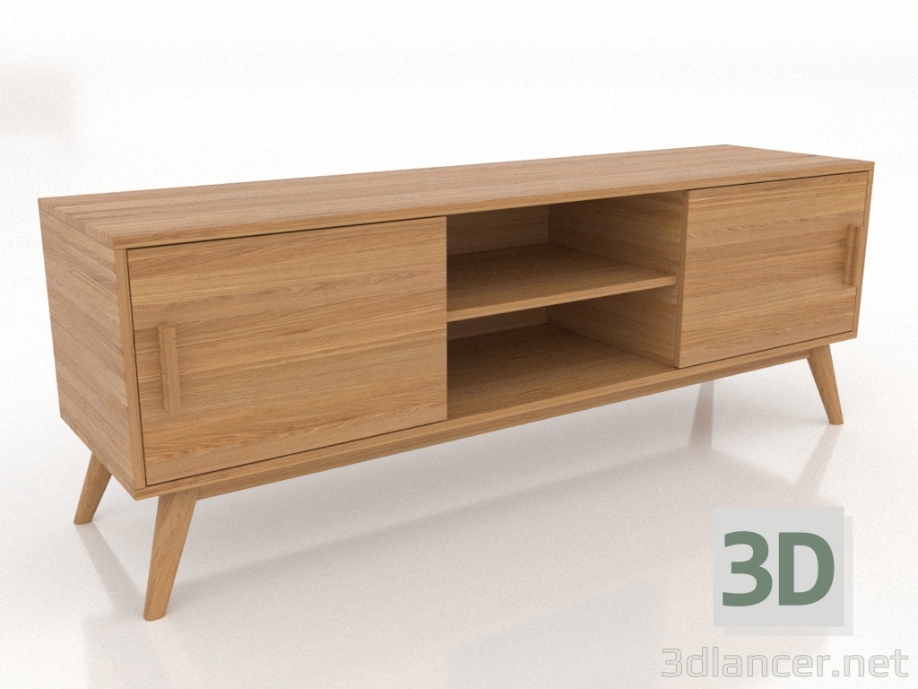 Modelo 3d Suporte de TV 1 1500 mm (carvalho natural) - preview Modelo 3d Suporte de TV 1 1500 mm (carvalho natural) - preview
