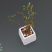 Planta de interior 3D modelo Compro - render