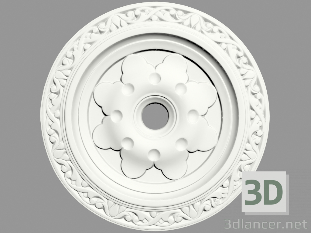 3d model Ceiling outlet (P130) - preview