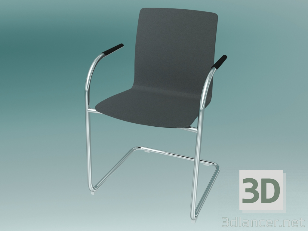 3d model Chair for visitors (K12VN1 2P) - preview